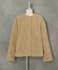 ラメボア保温ブルゾン