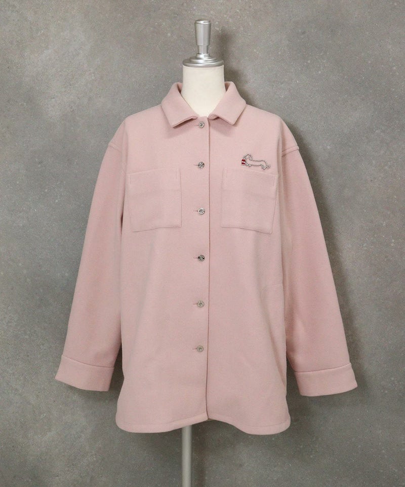 ウールライク保温ジャケット（ピンク）