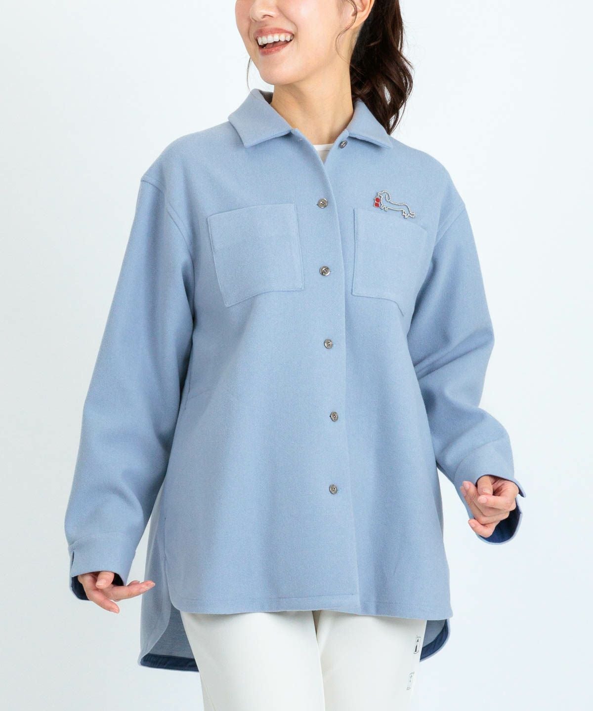 モデル着用画像（ライトブルー）