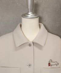 襟元部分（ベージュ）