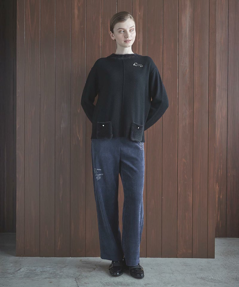 モデル着用カタログ画像（ネイビー）