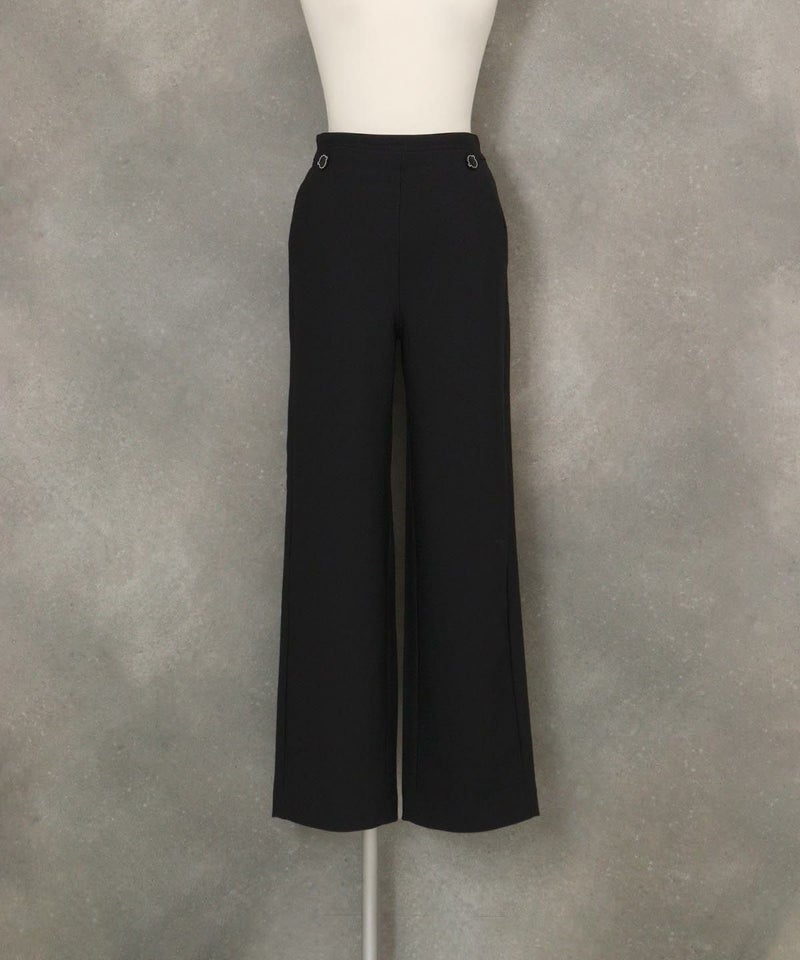 ピコボタン裏起毛発熱パンツ（ブラック）