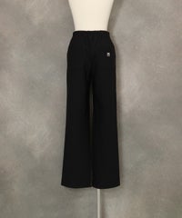 ピコボタン裏起毛発熱パンツ後ろ（ブラック）