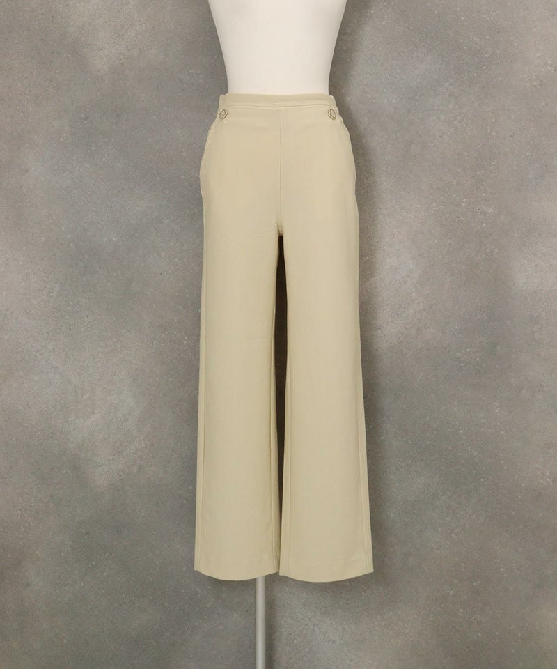 ピコボタン裏起毛発熱パンツ（イエロー）