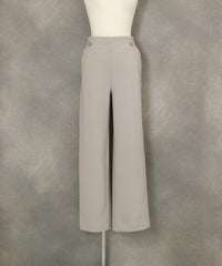 ピコボタン裏起毛発熱パンツ（ライトグレー）