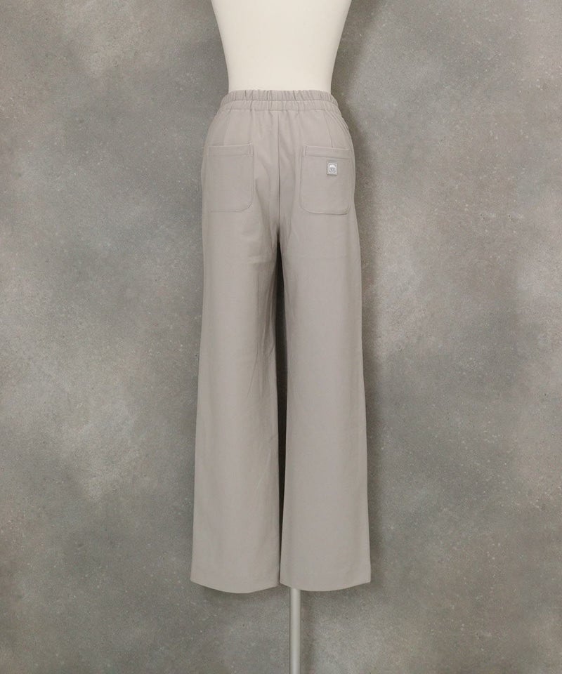 ピコボタン裏起毛発熱パンツ後ろ（ライトグレー）