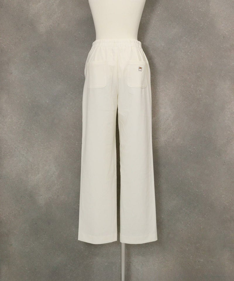 ピコボタン裏起毛発熱パンツ後ろ（ホワイト）