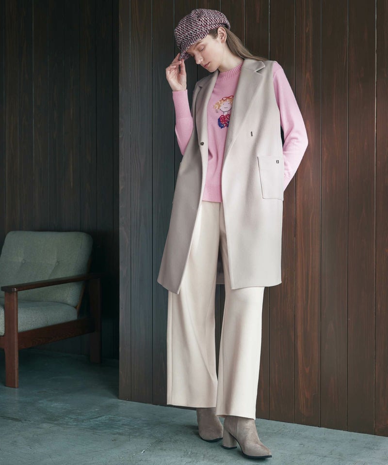 モデル着用画像（ベージュ）