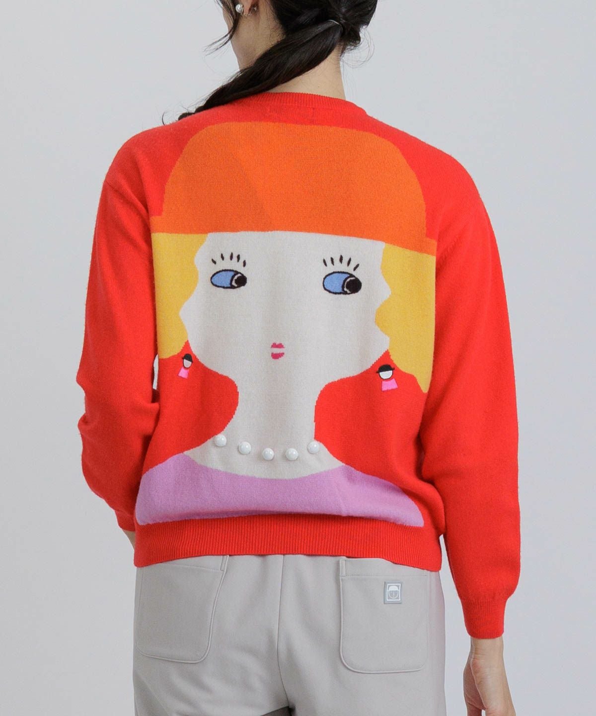 モデル着用画像（レッド）