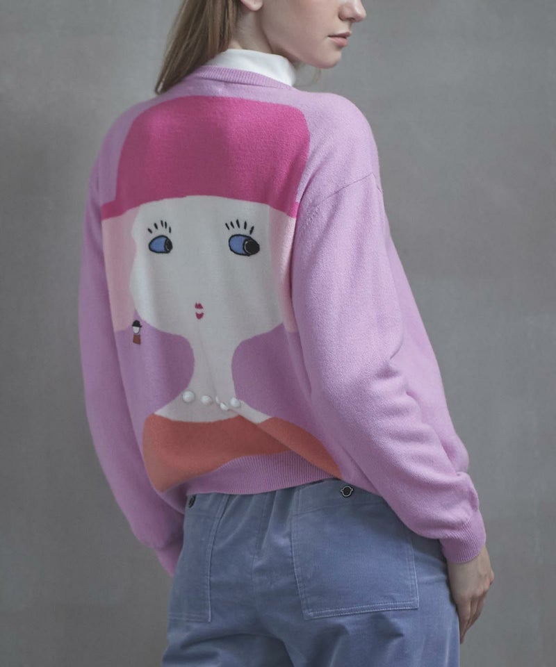 モデル着用カタログ画像（ライトパープル）