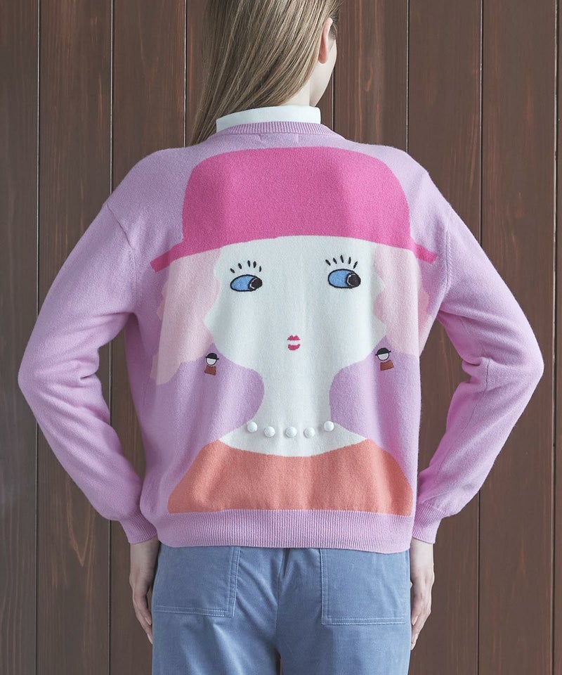 モデル着用カタログ画像（ライトパープル）