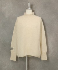 ヤク100％ハイネックニット（ホワイト）