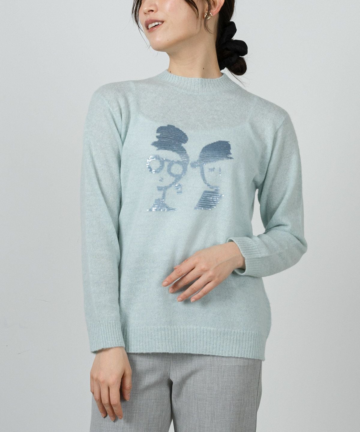 モデル着用画像（ライトブルー）