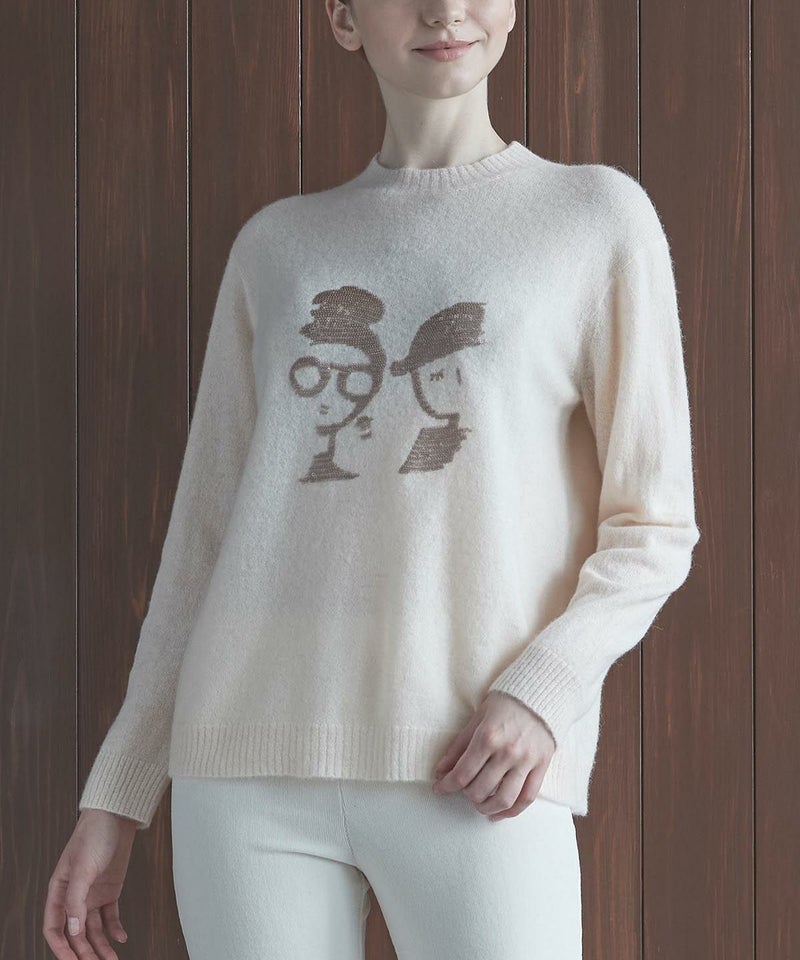 モデル着用画像（ベージュ）