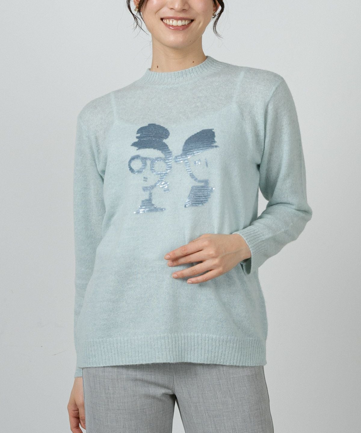 モデル着用画像（ライトブルー）