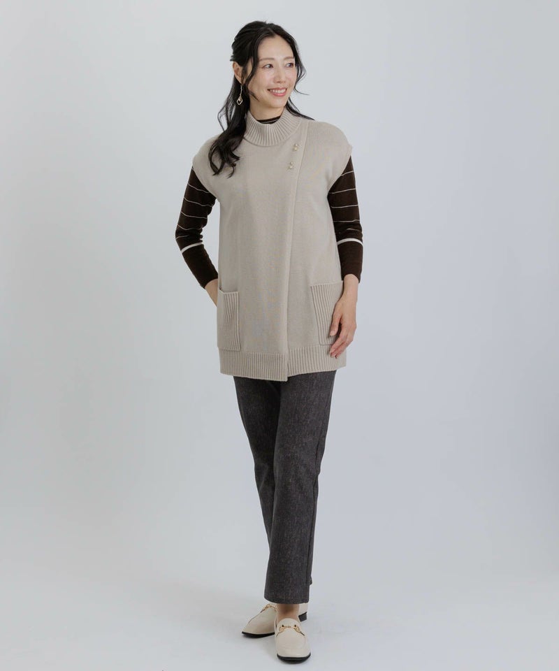 モデル着用画像（ベージュ）