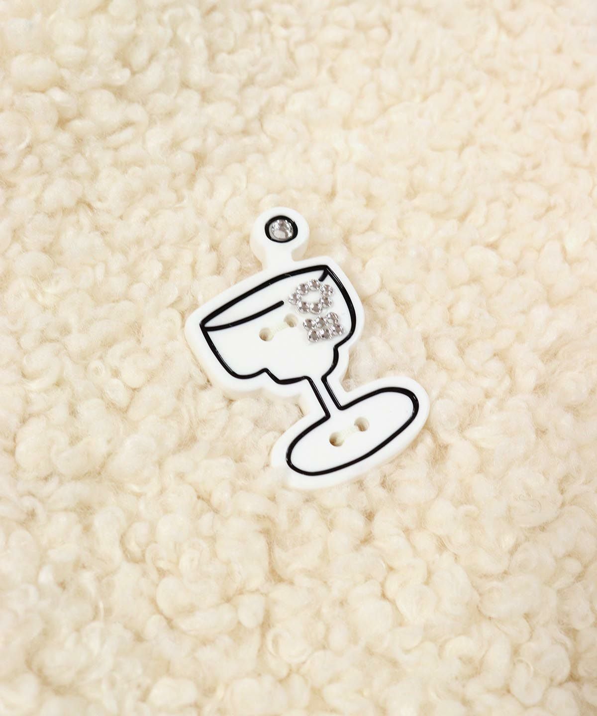 チャーム部分（ホワイト）