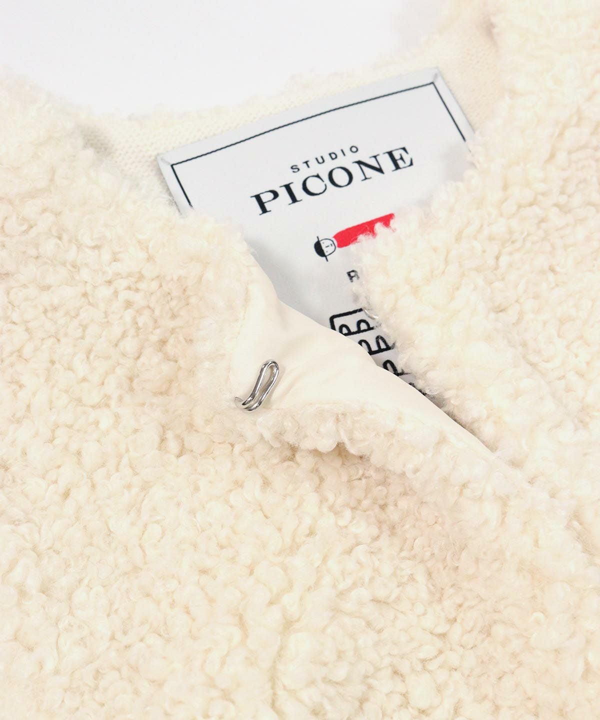 ホック部分（ホワイト）