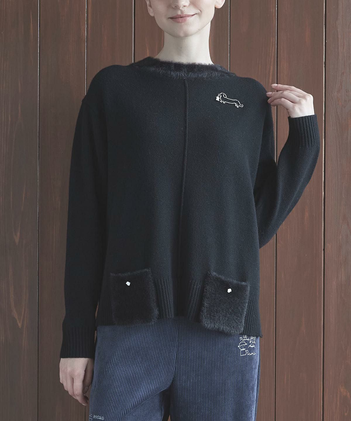 モデル着用画像（ブラック）