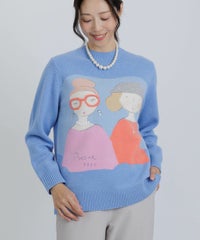 モデル着用画像（ブルー）