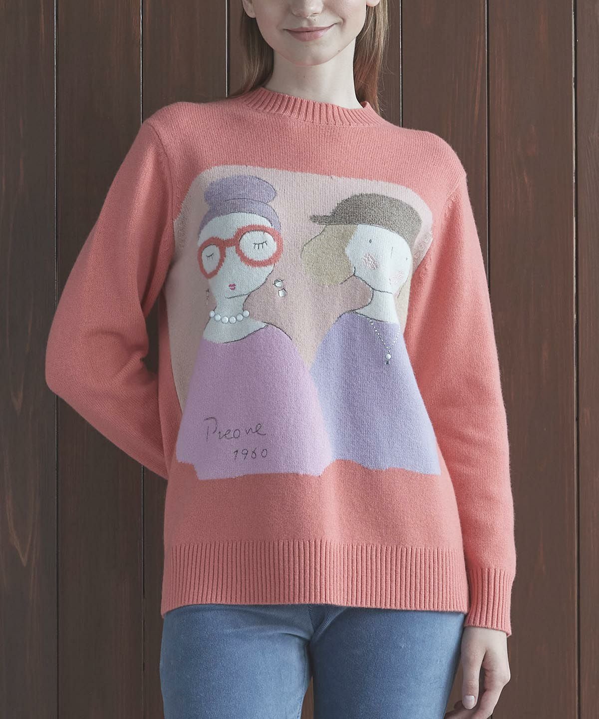 モデル着用画像（ライトオレンジ）