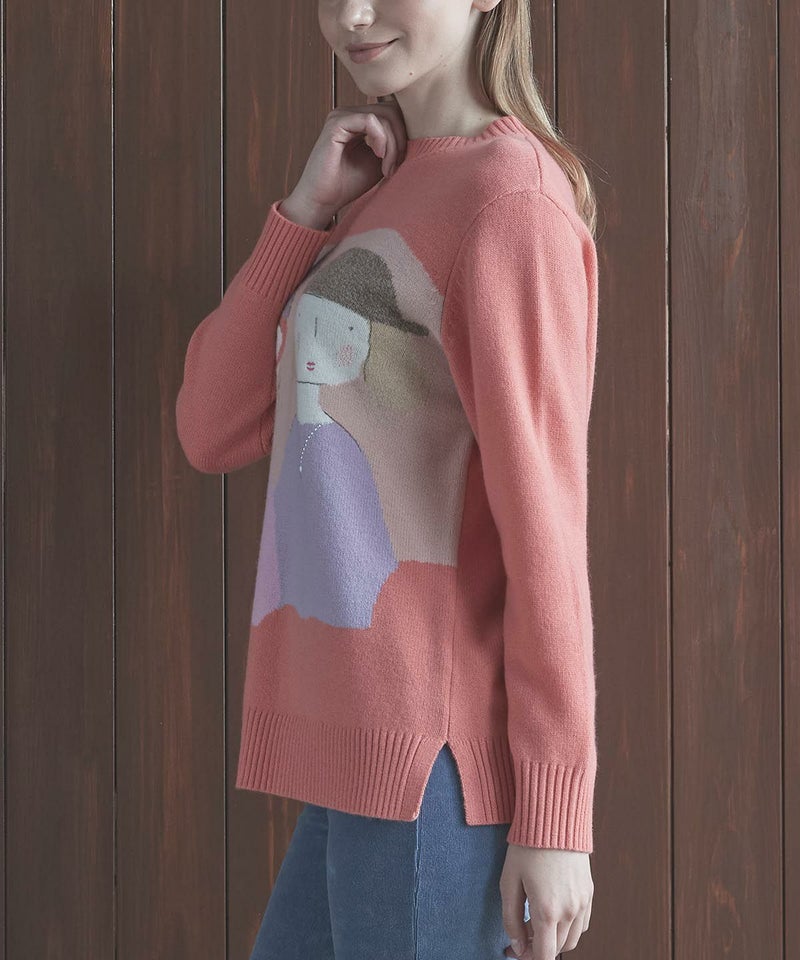 モデル着用画像（ライトオレンジ）