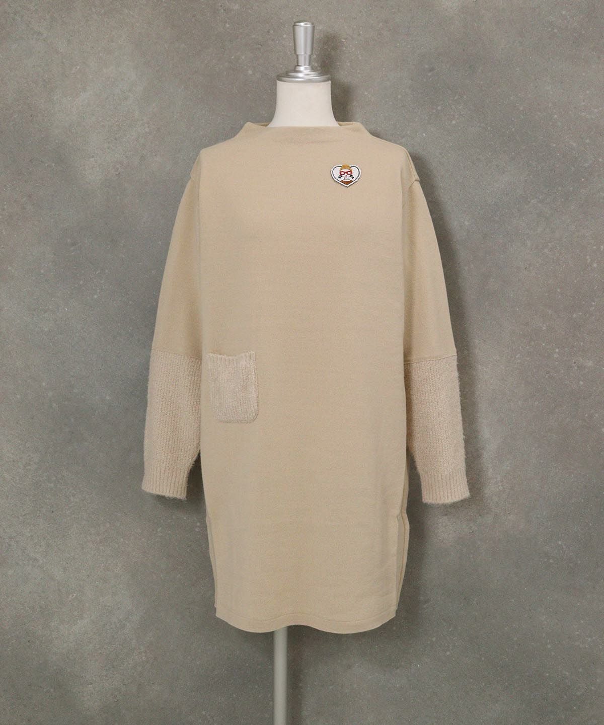 袖口切替ニットワンピース|スタジオピッコーネ - ゴルフウェアや婦人服通販