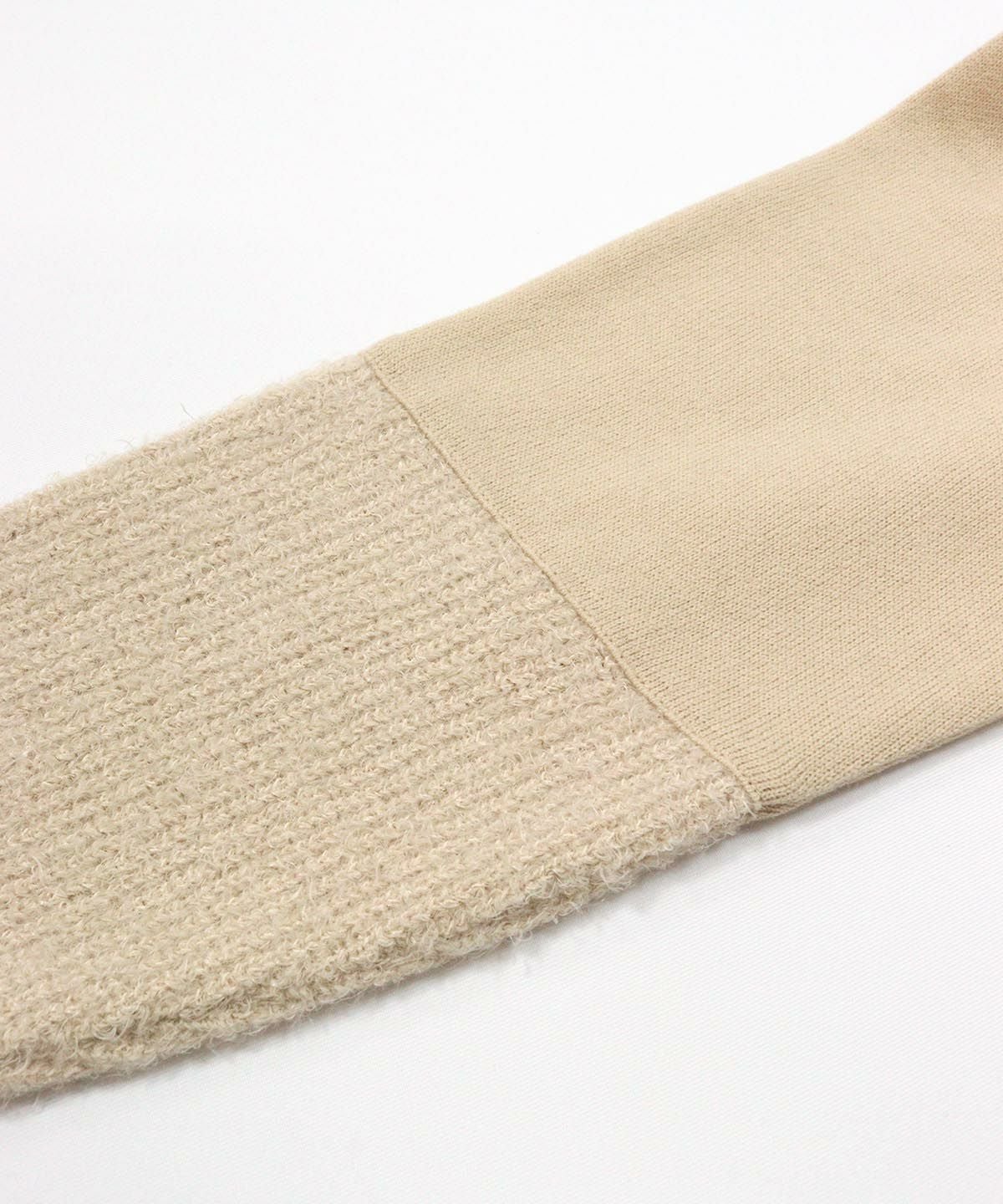 袖部分生地切替