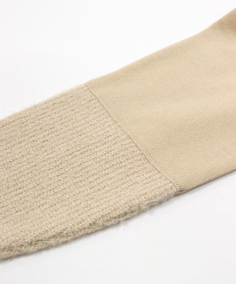 袖部分生地切替