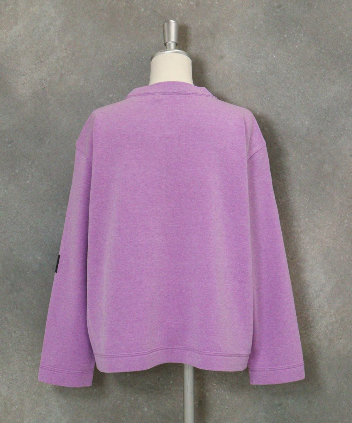 刺繍ワッペンニット後（ライトパープル）