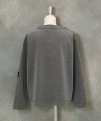 刺繍ワッペンニット後（グレー）