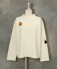 刺繍ワッペンニット（ホワイト）