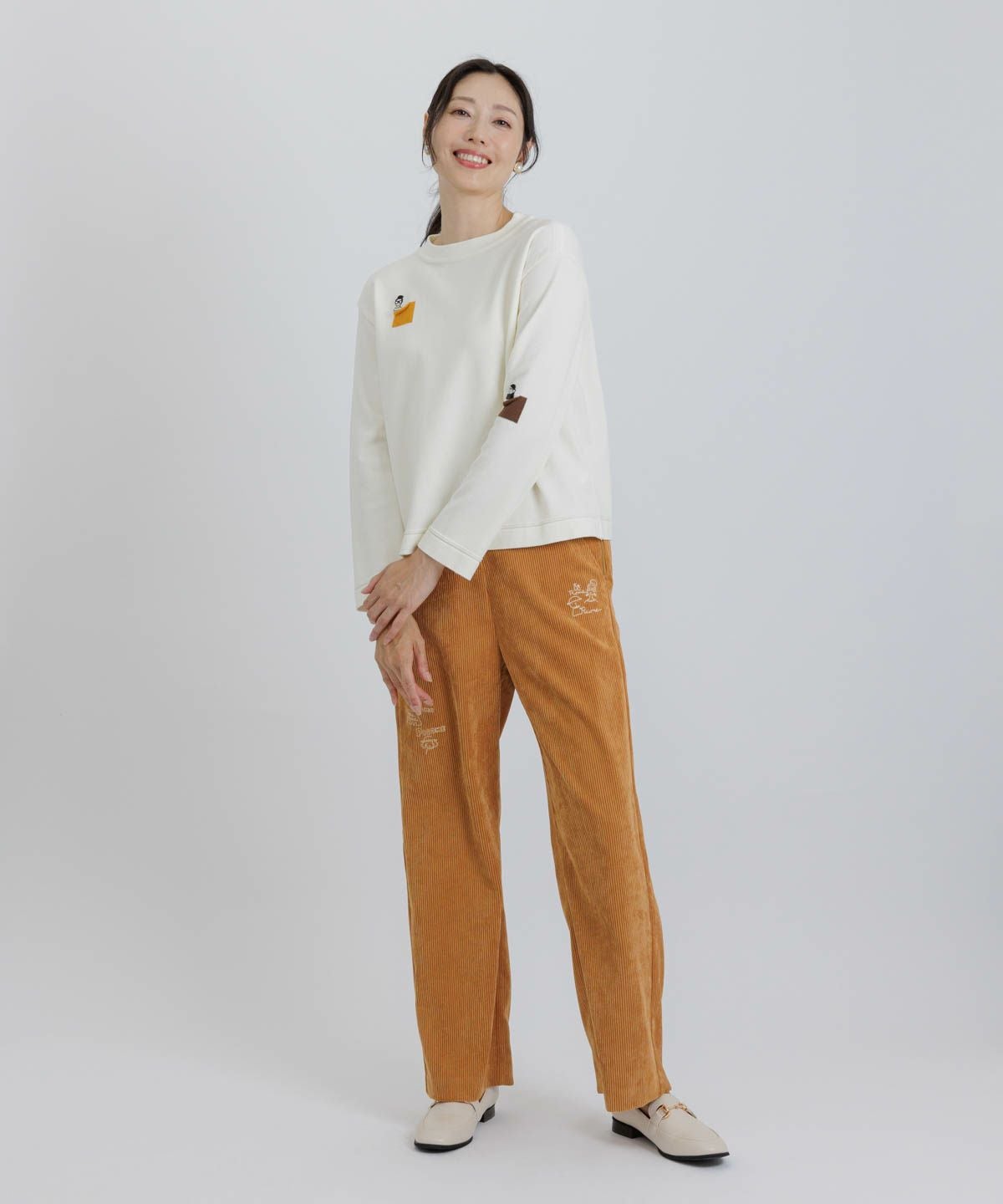 刺繍ワッペンニット|スタジオピッコーネ - ゴルフウェアや婦人服通販