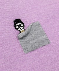 デザイン部分（ライトパープル）