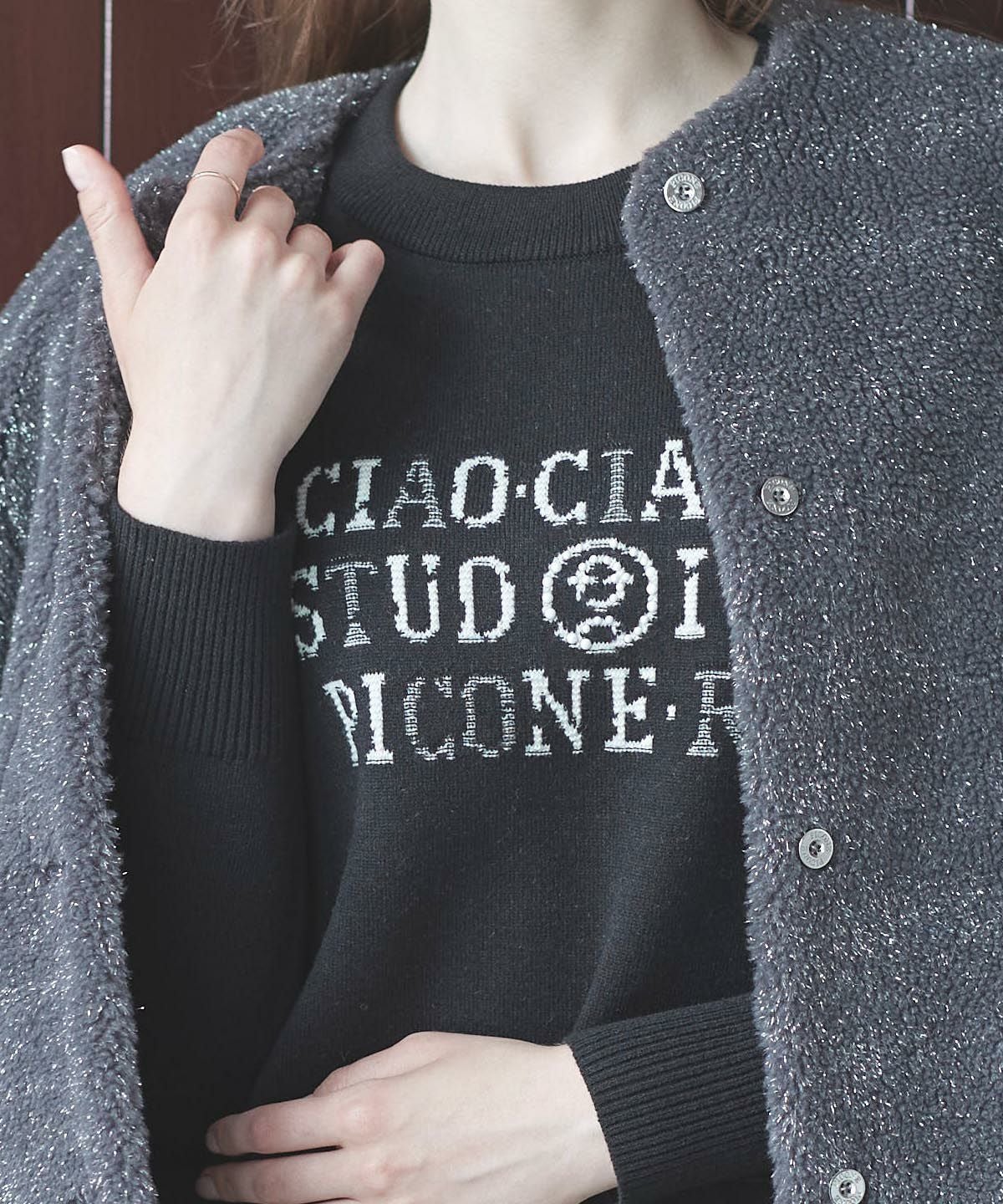 モデル着用カタログ画像（ブラック）