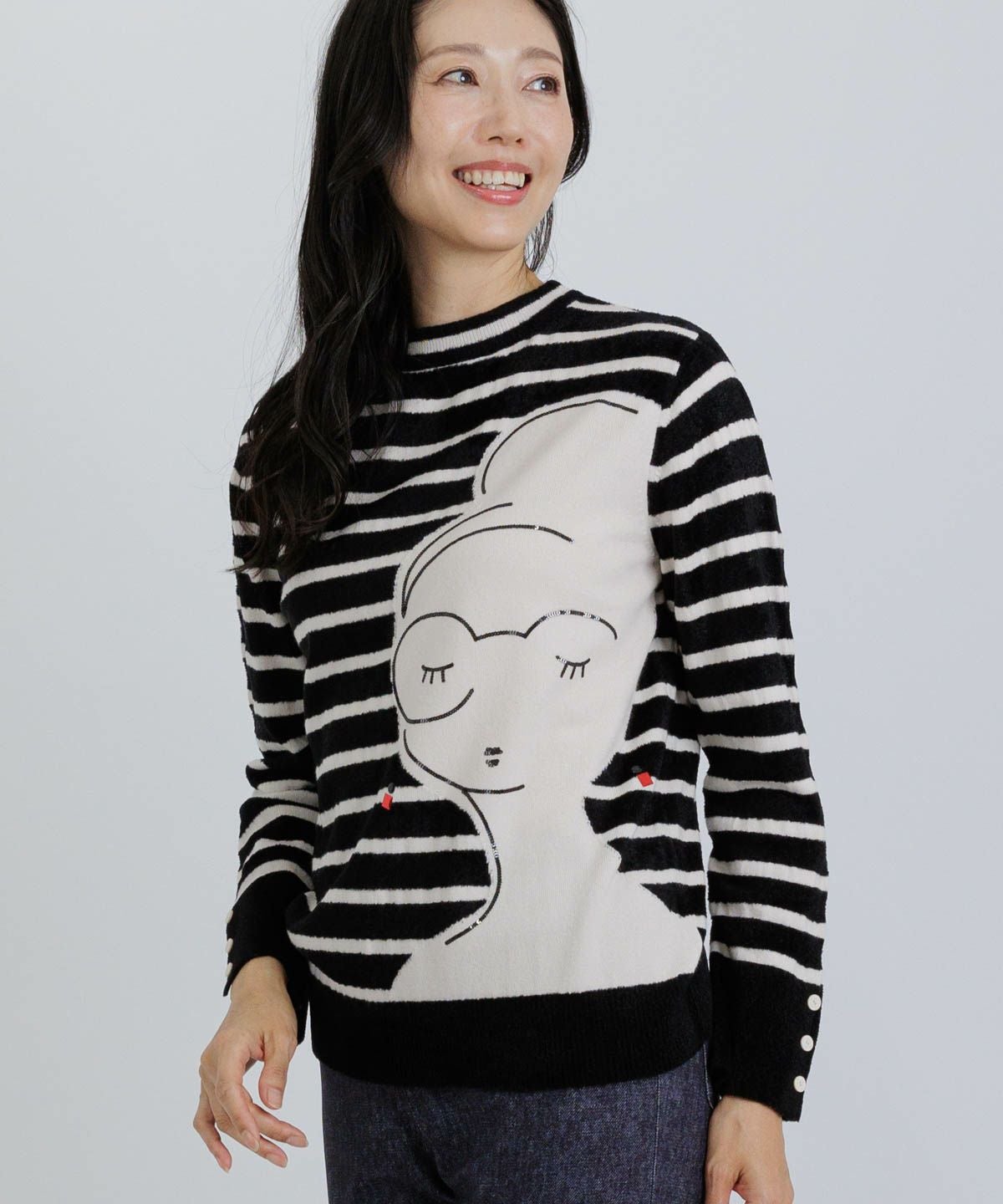 モデル着用画像（ブラック）