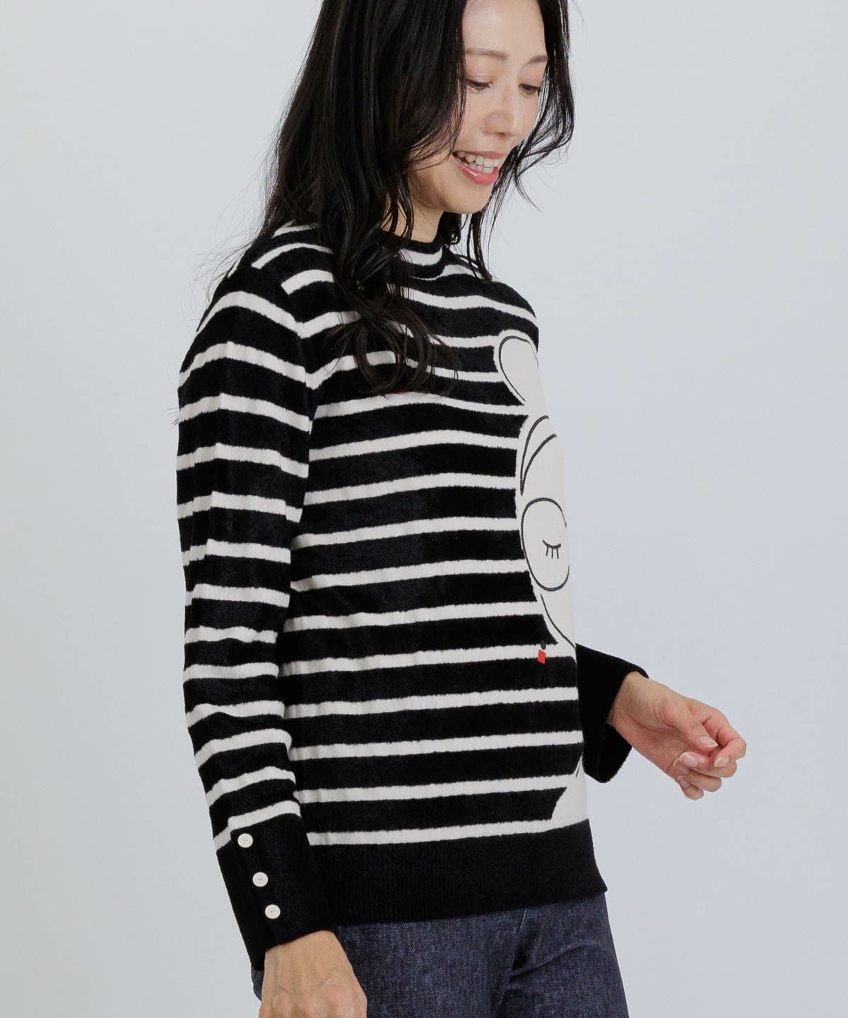 モデル着用画像（ブラック）