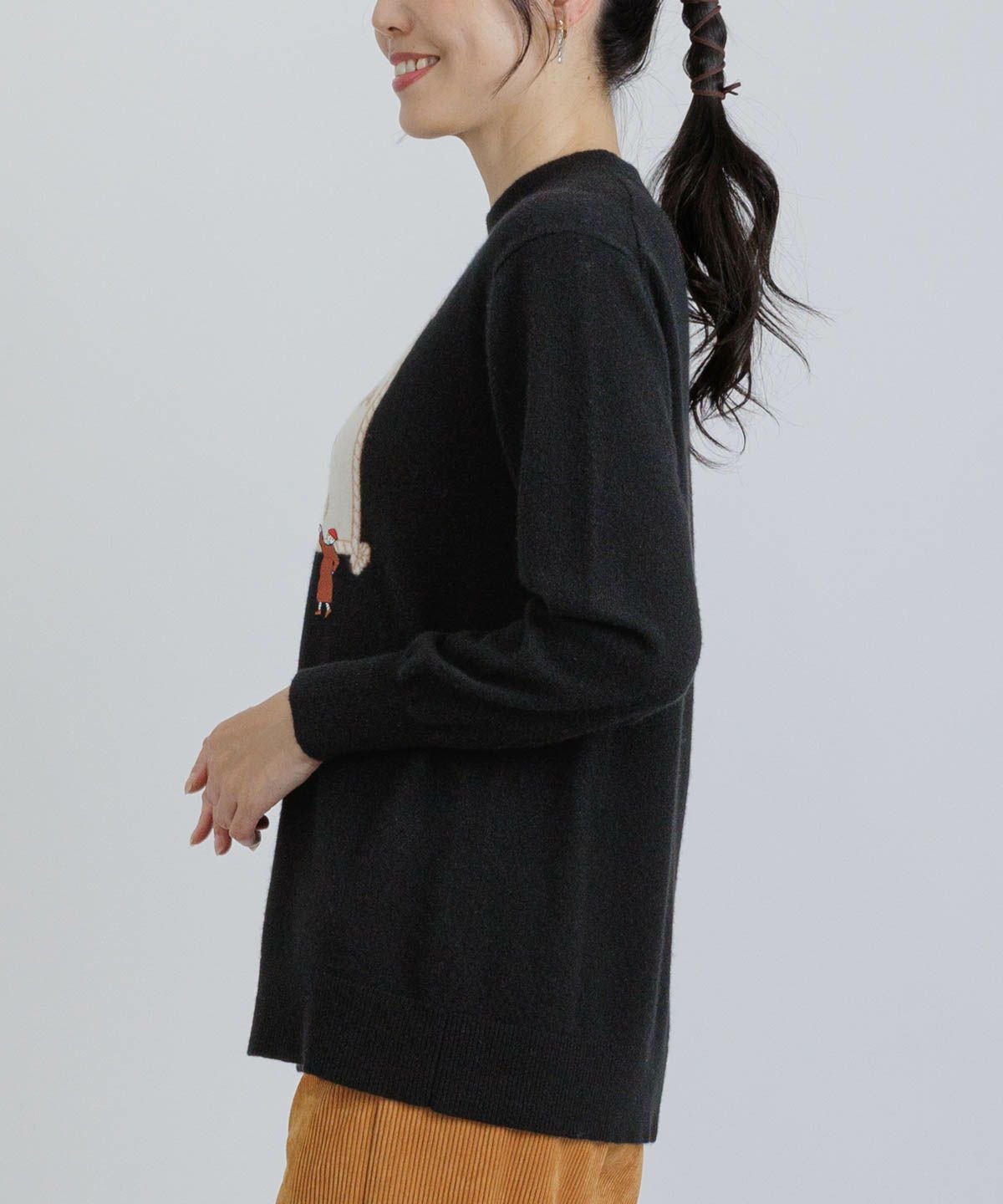 モデル着用画像（ブラック）