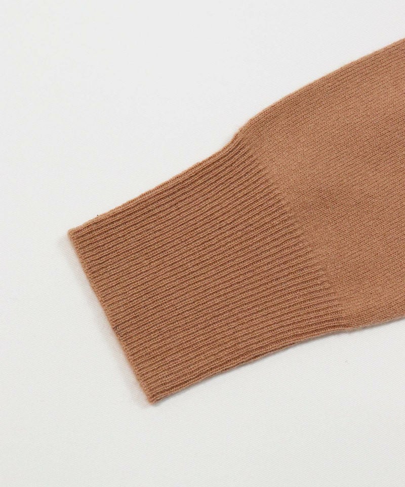 袖口部分（キャメル）