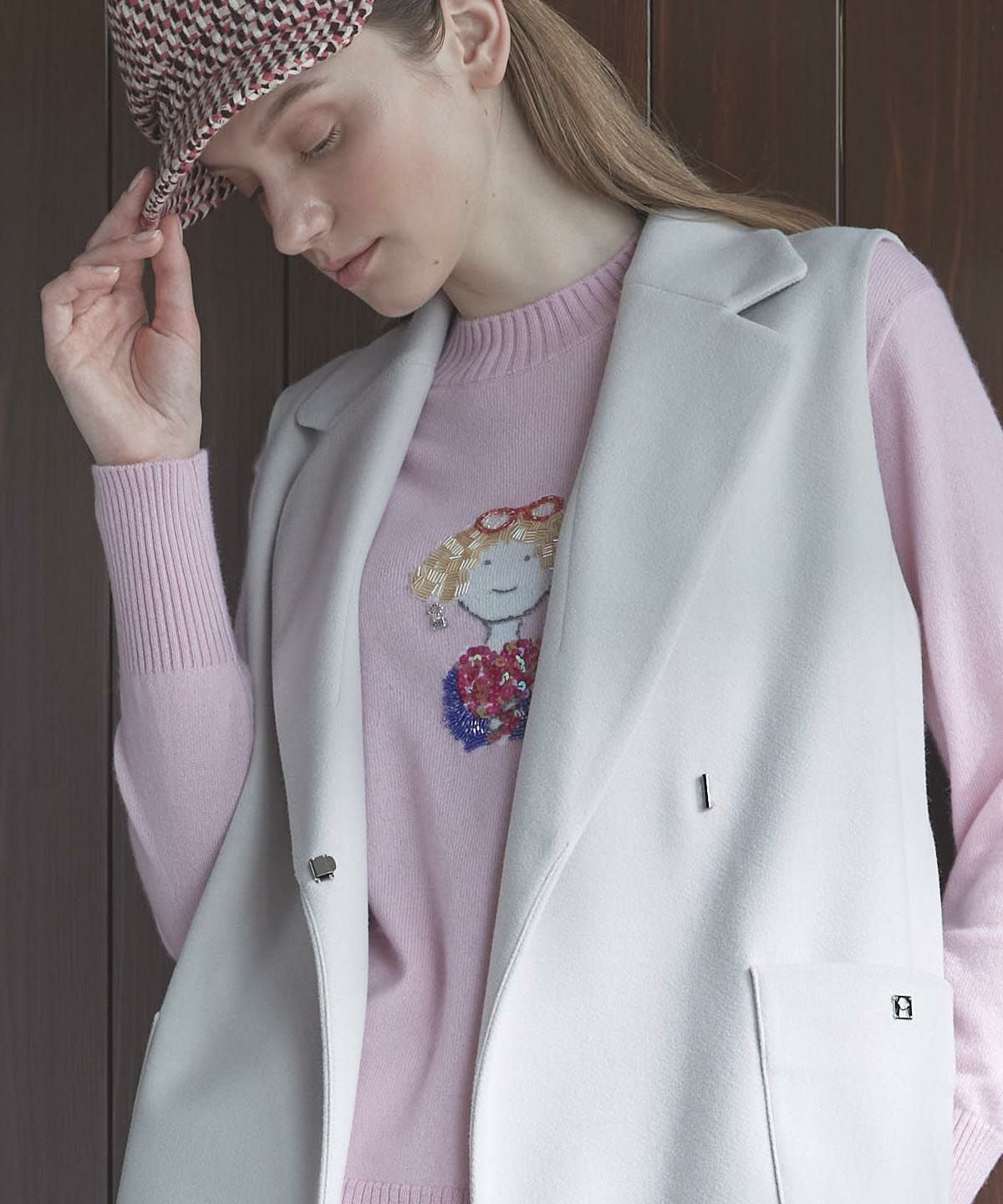 モデル着用画像（ピンク）