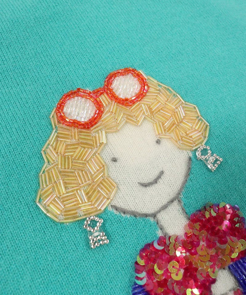 デザイン部分（ライトグリーン）