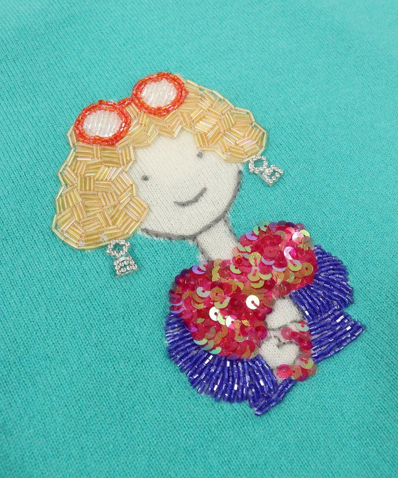 デザイン部分（ライトグリーン）