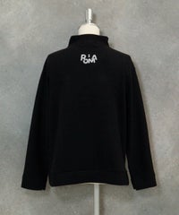 スパンコール刺繍起毛プルオーバー（ブラック）後ろ