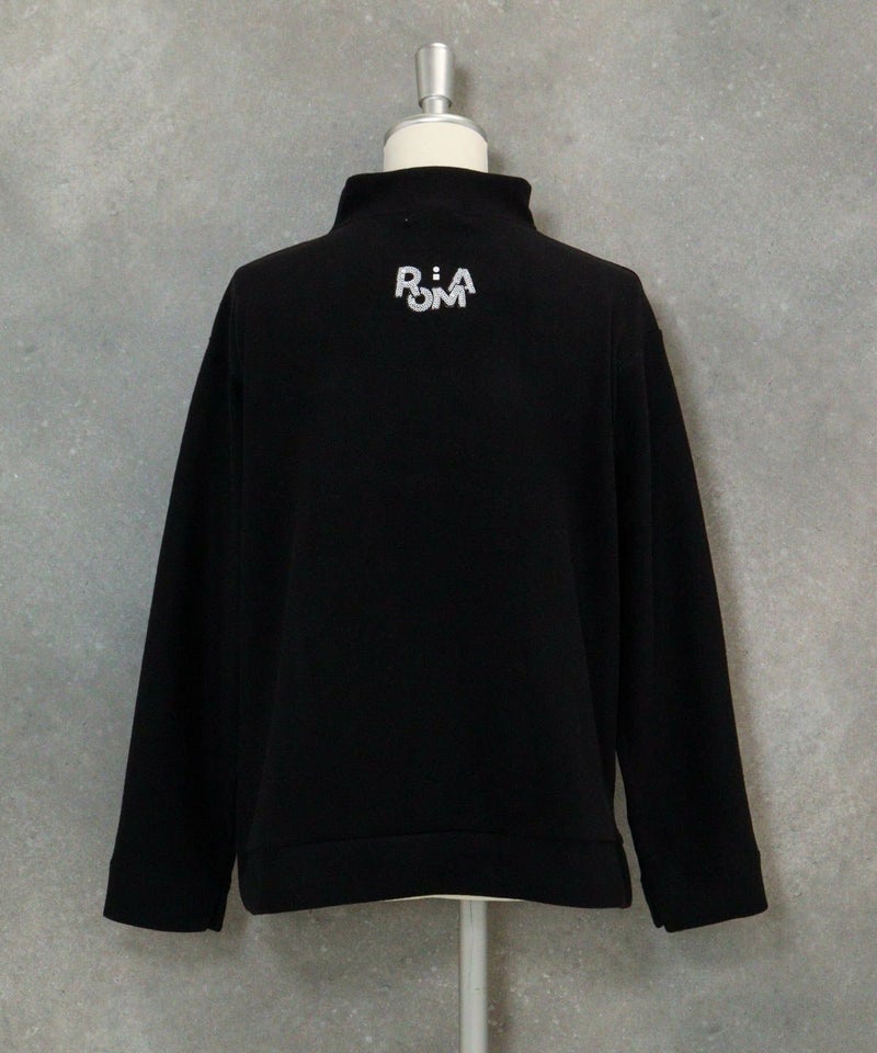 スパンコール刺繍起毛プルオーバー（ブラック）後ろ