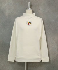 スパンコール刺繍起毛プルオーバー（ホワイト）