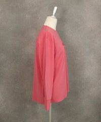 UV冷感ポンチプルオーバー横(ピンク）