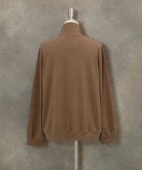 ドットロゴ起毛プルオーバー(ブラウン)後ろ