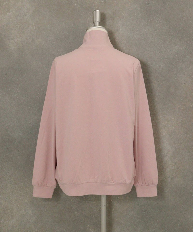ドットロゴ起毛プルオーバー(ピンク)後ろ