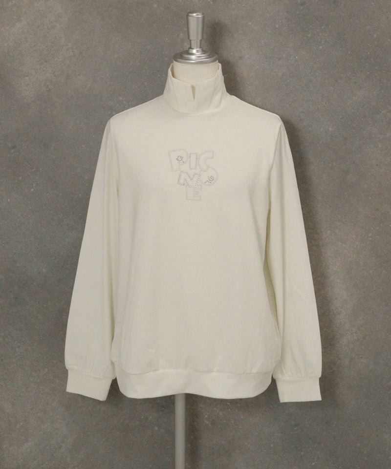 ドットロゴ起毛プルオーバー(ホワイト)前