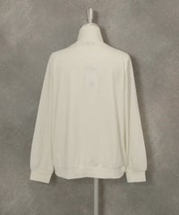 ドットロゴ起毛プルオーバー(ホワイト)後ろ